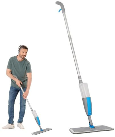 Trapeador De Microfibra En Aerosol, Trapeadores Húmedos Con Almohadillas Lavables, Trapeador De Chorro, Trapeador Seco Húmedo, Trapeador De Piso Con Rociador, Trapeador Húmedo Y Seco, Trapeador Sin La