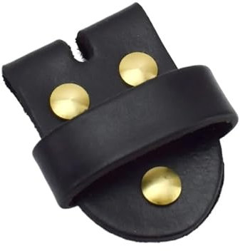 Generisch 1 Stück Deepeel 38 mm hochwertige Herren-Gürtelverbindung, Leder-Dornschnallen aus massivem Messing, Gürtelschnalle mit Nieten, DIY-Handwerksdekoration(SilverRivet-38mm,E)