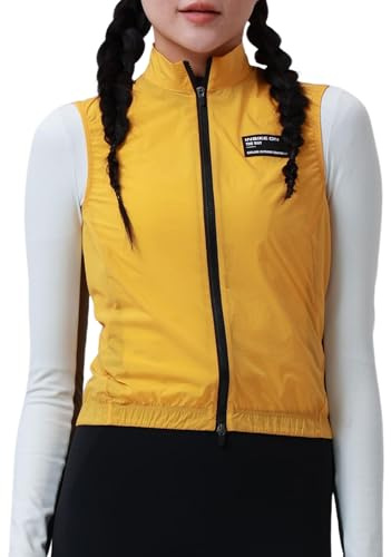 INBIKE Womens Cycling Vest Lightweight Windproof Sleeveless Cycling Jacket for Women Bike Vest For Cycling Hiking Travel Running