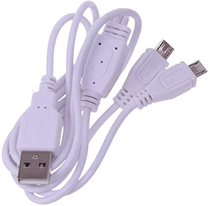 Rudiaoa 2 Po in 1 USB À Double Micro-USB Câble Cordon Fil Deux Appareils USB Câble Séparateur Chargeur USB pour Téléphone Portable