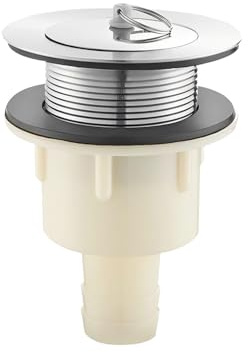 Qrity 1 Pieza Residuos Cesta Colador, Válvula de desagüe para Fregadero, Colador de Cesta de Fregadero para Recogida de Drenaje de Piscina de Fregona de Cocina, 50#