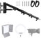 FEIFANTEAM Braccio Triangolare Montaggio a Parete 43,3pollici/110cm, Supporto Per Luce Anulare al Soffitto per Stroboscopica Fotografica, Monoluce, Video, Fotografia, Softbox e Riflettori