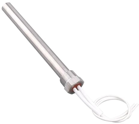 ALBHGSVS 220V 3/4'' NPT Thread Immersion Cartridge Heater Stainless Steel 304 DN20 Electric Heating Element 250W 500W 1KW 1.5KW 2KW catholic(600w L200mm)