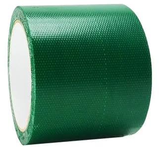 Duct Tape Roll Waterproof Tape Tarpaulin Repair Tape Tent Netting Repair Kit Tarpaulin Repair Tape Raincloth Crack Leak Repair Tape Fast Repair Tarp Tape Adherence Cloth Tape(Green)