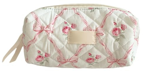 Generisch Baumwoll -Kit mit Vintage - - Filztaschen mit großer Kapazität, Multifunktionskosmetikbeutelbeutel | Trouse Flexible Make -up, wasserdichte Tasche für Stifte, Stifte, Zahnfleisch, Stiftee