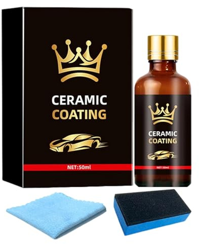 Sigillante ceramico - 50 ml protezione antigraffio a lungo termine per automobili, kit rivestimento ceramico per vetri auto, per protezione manutenzione camion vernice cerchioni dischi