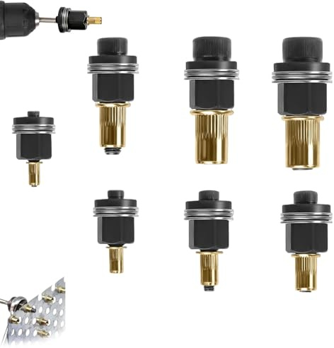 Nietmutternzange Set, 7 Stück Nietenzange Nietmuttern, Nietmuttern Set M3 M4 M5 M6 M8 M10 M12, Einpressmuttern, Gewindenieten Zange Set, für Nietmutter Werkzeug Manuelle Nietmaschine
