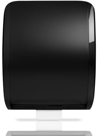 Blanc HYGIENIC Cosmos Autocut-Handtuchrollenspender Schwarz | Mechanische Einzelblattausgabe, Premium-Schneidwerk, Push-Taste, Restrollenfunktion, Made in Germany