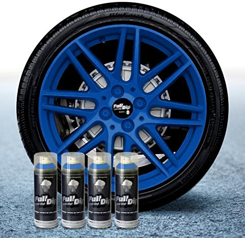 Sophisticauto Lackierlack, entfernbar, Full Dip Spart 4 für Felgen Spray 400 ml matt blau