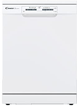 Candy Brava CDPN 1L390PW, Lavavajillas 60 CM, 13 Servicios, Digital, Wi-Fi, Alexa y Google Home, 5 Ciclos, Zoom 39', 54DB, Tripe Filtro Autolimpiante, Inicio Diferido, Blanco