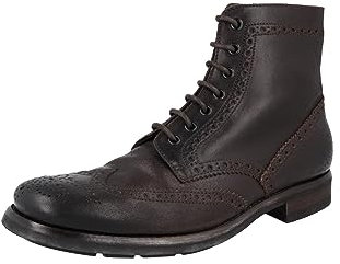 Prada Men's 2TE008 3P2 F0003 Brown Full Brogue Leather Half-Boot UK 10 / EU 44
