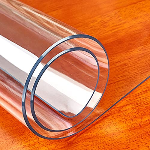 CWYP-043 Salvapavimento in PVC Trasparente Sedia Tappetino Plastica Salvapavimento Antiscivolo, per Casa Salotto Ristorante Tavolo E Sedia Tappeto Protettivo(Size:40x180cm/15.75x70.86in)