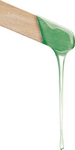 Purewax | Vaso di cera per epilazione con fascia | sacchetto | professionale | gambe | Maglia | corpo (Verde, 800 ml | 3 Vas)