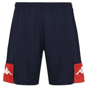 Kappa Short Daggo pour Homme, Bleu/Rouge, XXL