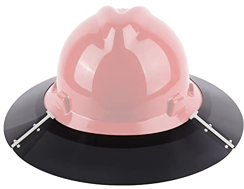 Premium Hard Hat Visor Compatible with MSA V-Gard Full Brim Hard Hat Sun Shade, Hardhat Attachment for Men or Women Working Outside