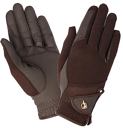 LeMieux Pro Mesh Horse Riding Gloves - Brown Small
