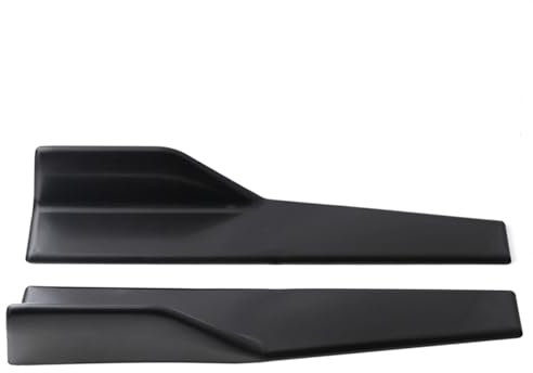 Für VW Für Polo Für Golf 4 6 5 7 Für Jetta Karosserie Seitenschweller Rocker Splitter Winglet Auto Seitenrock Seitenschweller (Farbe : Schwarz)