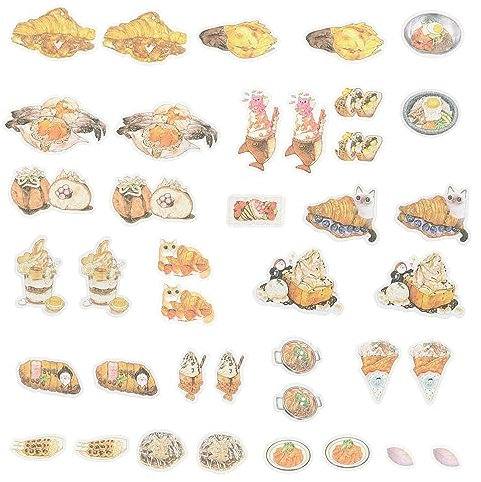 NUOBESTY Vintage Scrapbooking Aufkleber Mit Briefpapier-aufklebern Und Scrapbooking-etiketten Für Album-dekoration Und Tagebuch-dekoration Inklusive Journal-aufklebern