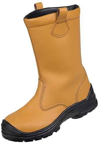 Ergos Dublin 2 S3 SRC | Bottes De Sécurité | Protection Imperméable | Insert en Acier Antiperforation | Antidérapante | Mixte | Marron | Certifié CE | 45