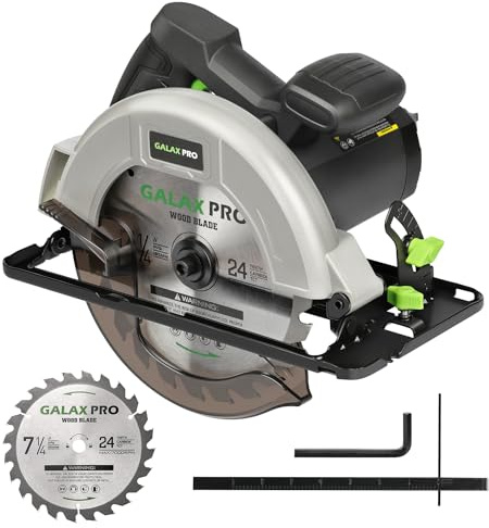 GALAX PRO 11A Circular Saw,Dust Collection,185mm Blade Adjustable Bevel