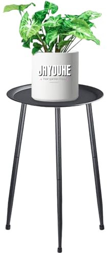 JaYouhe Plant Stands, Plant Table for Flower Pots, Heavy Duty Metal Tall Plant Holder, Corner Plant Stand Indoor/Outdoor