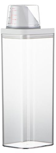 Contenitore per detersivo per bucato - Dispenser per detersivo per bucato ad alta capacità, soluzione di stoccaggio per lavanderia | scatola di liquido a prova di perdite con coperchio per bicchiere