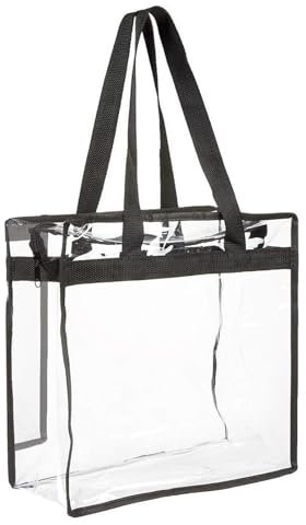 Greabuy Handtaschen für Damen, Schultertaschen für Mädchen, transparente Umhängetasche für Damen, Reisetasche, Strandtasche, Stadion, Sporttasche, Damengeldbörse, Handtaschen für Schule, Arbeit,