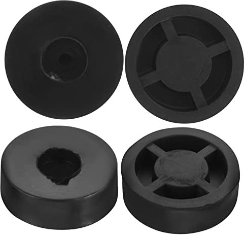 CAXUSD 4pcs Speaker Isolation Feet and Vibration Absorber Pads for Home Audio Subwoofer Turntable Amplifier, 45x15mm Rubber Feet Pads for Speaker Vibration Damping