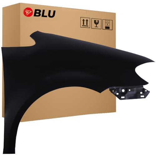 BLU Kotflügel Passend für Volkswagen Touran 1T2 LC9X Rechts Schwarz | 2007-2010 | Vorderseite Vorne | Lackiert | Einbaufertig