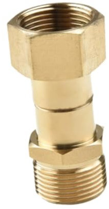 Dualoai 3/8 Inch NPT M22 Copper Hose Fitting for Pressure Washer Quick Connect, Multi, M22 15mm