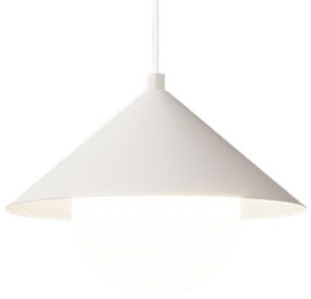 Lámpara Colgante de acrílico de Creativo, Base G9 de un Solo Cabezal, luminaria empotrada, Ideal para mesitas de Noche, Salones de té, Estudios y decoración de Techo (Blanca).