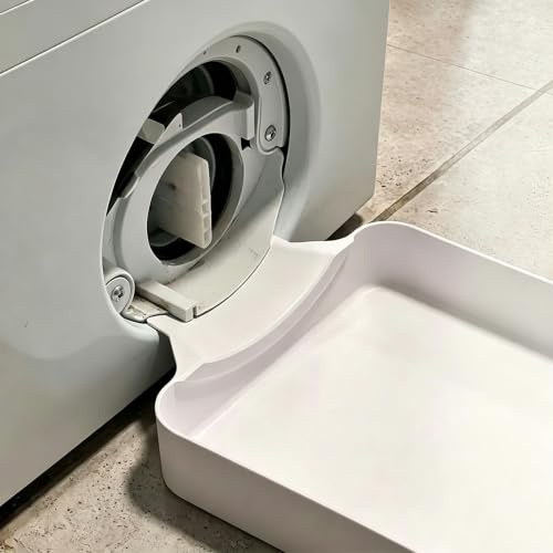 Washing Machine Drain Tray, Washing Machine Drainage Tray, Drip Trays, Washing Machine Filter Drain Trays, Washer Drain Pan,Leak-Proof Tight Fit Easy Install, for Basement,Mobile Home & Garage