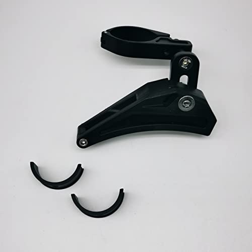 Unbekannt MECYC - Kettenführung Universal, lang/Langer Schlitten höhenverstellbar (15mm) für 31,8 & 34,9 mm MTB Trekking DH Fixie Singlespeed