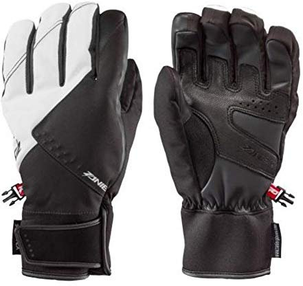Zanier Handschuhe Sölden ZX Unisex Skihandschuhe für Damen und Herren, Größe:XL, Farbe:Weiß