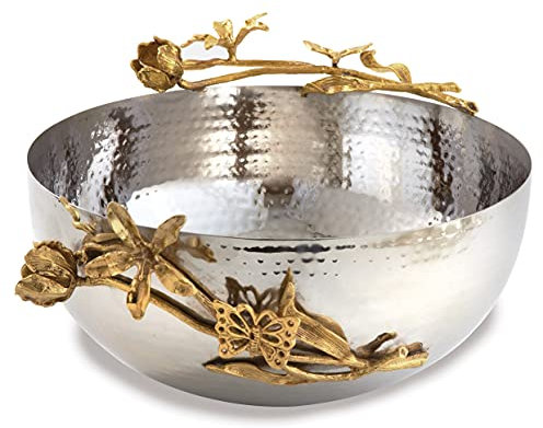 Elegance Schüssel mit Schmetterlingsmotiv, 29,8 x 13,2 cm H (70060)