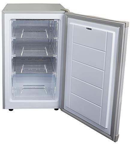 SIA UCF50GR Freestanding Under Counter Freezer, 77L Capacity, 4* Freezer Rating, E Rated, 50cm Wide, Reversible Door, Grey, 2 Years Parts & Labour Guarantee