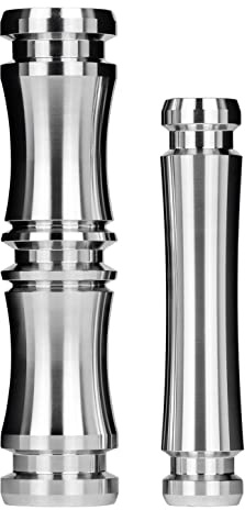 Moze Breeze Two Sleeve Set Stainless Steel - Erweiterung aus hochwertigem Edelstahl für Rauchsäule und Mundstück