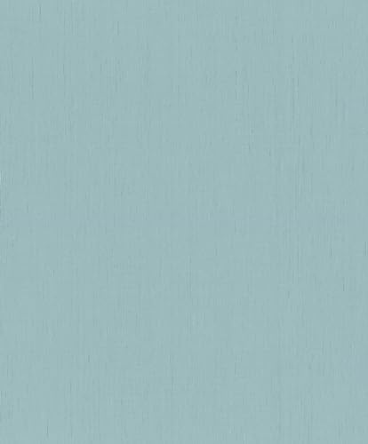 Rasch Vliestapete Hellblau Einfarbig Struktur Leinen Optik 746150