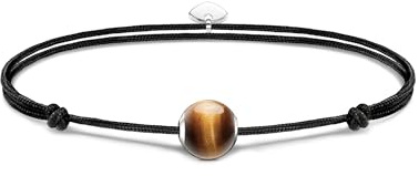 THOMAS SABO Armband Karma Secret mit braunem Tigerauge Bead 925 Sterlingsilber, Nylon