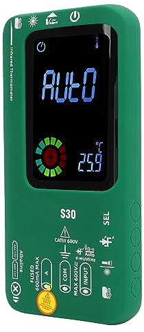 Thermomètre Infrarouge, Multimètre, Analyseur de Circuit de Mesure Multifonctionnel en Temps Réel de Haute Précision, Léger pour l'ingénierie électronique