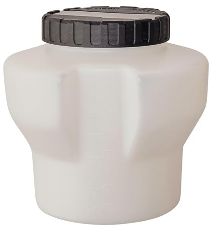 Einhell Original 1200 ml Farbbehälter für Farbsprühsysteme | Farbsprühsystem-Zubehör | 1200 ml Volumen | integrierte Skala | Deckel | einfach zu montieren