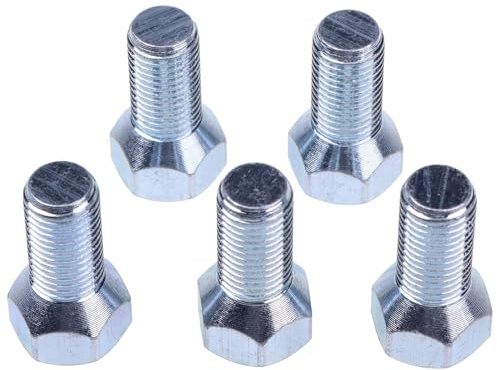 Chamixx 5X Wheel Bolts MT1046 JD20 MT2228 Compatible with John Deere 110 110H 112 112H 140 1600 1620 WF1620 3215 3235 8700 8800 Mowers