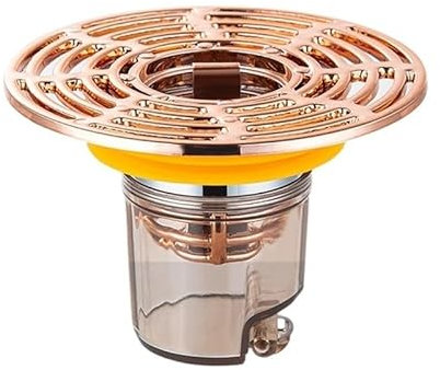 Kitchen Sink Drain Strainer, Kitchen Sink Sewer Strainer Stopper, Kitchen Sink Stopper，Anti-clogging and Durable(Gold)