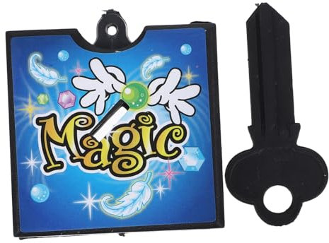 QUMIIRITY 1set Accessori Magici Per Spettacoli Gioco Di Con Chiave Che Penetra Una Bottiglia Realizzato Materiale Giocattolo Di Per Feste e Performance Teatrali Resistente e Affidabile