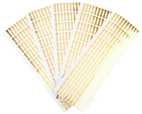 OFFSCH Tamper Proof Stickers 2x0.5cm PVC Self Adhesive Security Labels Long Strip Tamper Evident Tape for Food Sealing and Safety, 500pcs