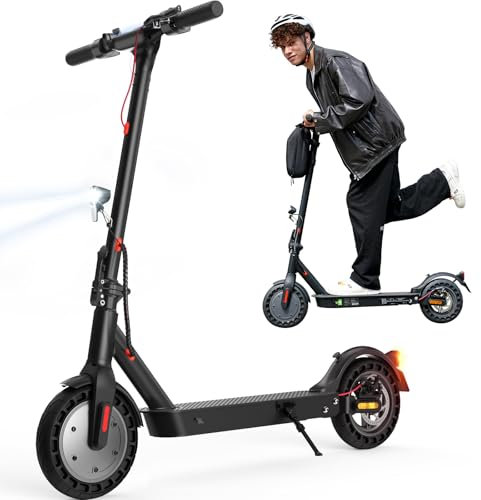 E Scooter mit Straßenzulassung Max 40km Reichweite, 10 Zoll Wabenreifen Elektroroller, MAX Electric Scooter bis 120kg, 20km/h ABE Elektro Scooter, Faltbarer E Roller für Pendeln