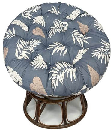 VNHGNHG Coussin Rond Surdimensionné pour Fauteuil Papasan Coussin pour Fauteuil À Bascule Suspendu Pliable en Osier Coussin De Siège pour Balancelle Hamac Coussin De Soutien pour Mobilier De Patio