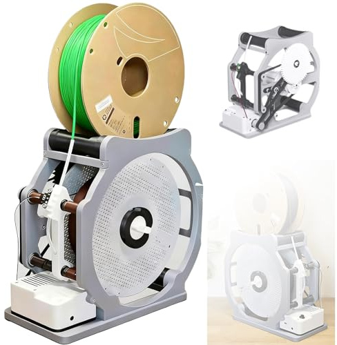 Industrial Filament Respooler with Smart Start-Stop Function, 1kg Capacity for Universal Wire and Thread Winding