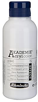 Schmincke AKADEMIE Acryl color Fluoreszierend Weiß 250 ml, 23 840 027
