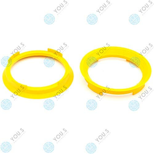 YOU.S ZENTRIERRING Gelb für ALUFELGEN 70,4 x 60,1 mm (2 Stück) - A704601